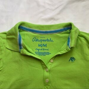 NWOT Aeropostale Neon Stretch Polo